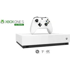 Console Microsoft Xbox One S 1TB All Digital Edition V2 - Game Minecraft + Game Sea of Thieves + Voucher Fortnite