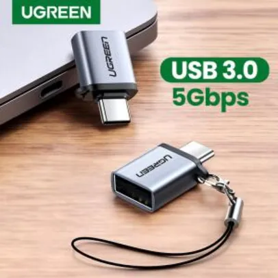 Adaptador Ugreen usb c para USB 3.0 | R$ 34