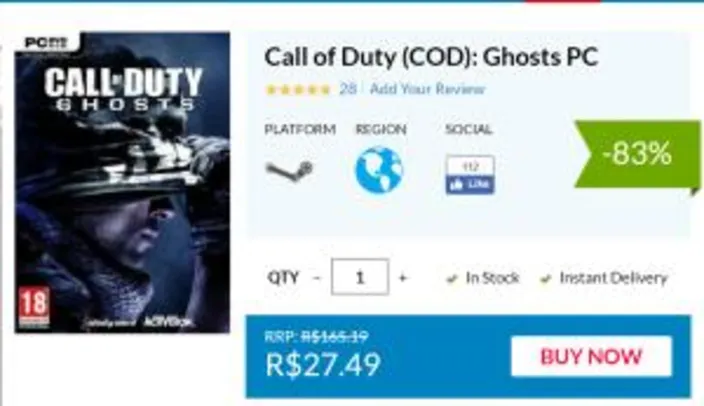 Call of Duty (COD): Ghosts PC