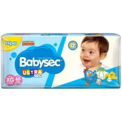 Fralda Babysec Ultrasec Galinha Pintadinha XG - 60 unidades | R$28