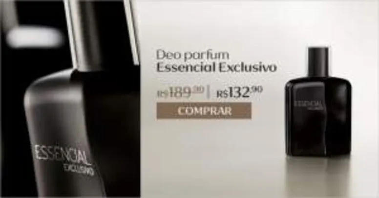 [Natura] Deo Parfum Essencial Exclusivo -R$119 Frete Gratis