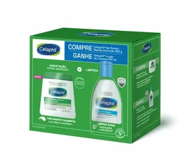 Kit Cetaphil Gel Creme Rápida Absorção 453g + Loção de Limpeza 120ml