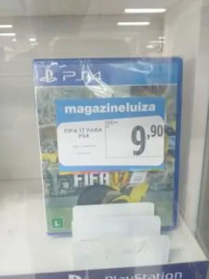 [Loja Física - Magazine Luiza] FIFA 17 para PS4 - R$10