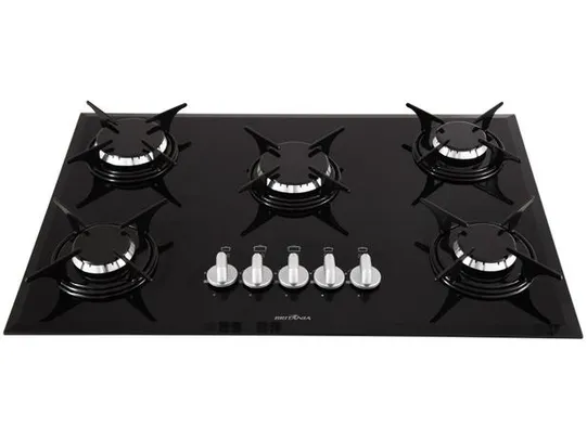 Cooktop a Gás Britânia 5 Bocas BCT5P Bivolt