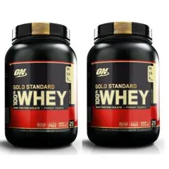 Kit 2X Whey Gold Standard 907GR (1.8KG) - Optimum Nutrition Por R$ 247,77 + 20% de volta AME