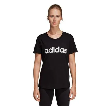 Camiseta Adidas Estampa Logo Slim Feminina | R$ 40