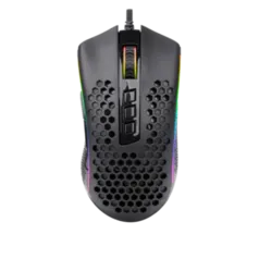 Mouse Gamer Redragon Storm, 12400DPI, 7 Botões Programáveis, RGB, Black, M808-RGB