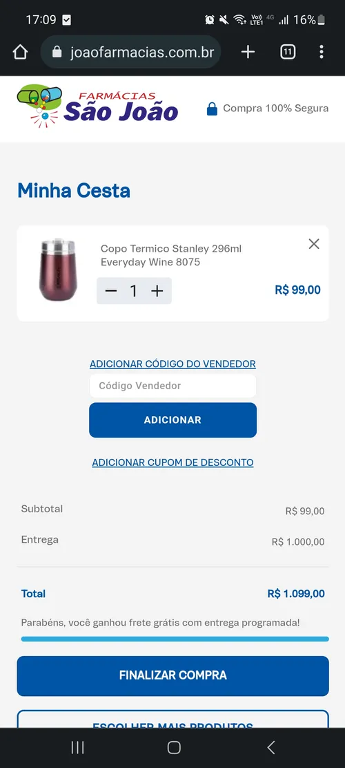 Imagen na descrição da promoção