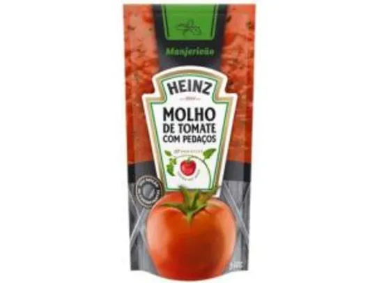 [clube da lu] Molho de Tomate Manjericão Heinz 340g | R$ 1,29