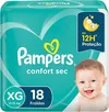 Product image Fralda Pampers Confort Sec Tamanho - Xg Com 18 Unidades