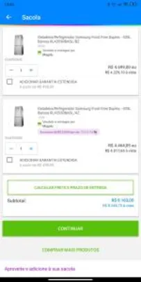 (CLUBE DA LU) Geladeira/Refrigerador Samsung Frost Free Duplex - 435L Barosa | R$4.018