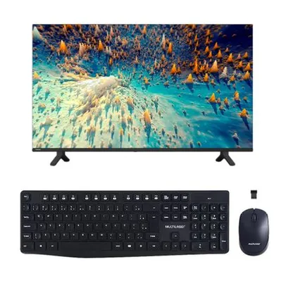 [AME 1170] Tela Toshiba 43 Pol. 43v35kb Dled FHD Smart Vidaa e Teclado e Mouse Sem Fio