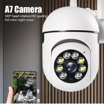 [Primeira Compra R$ 33,78] 1080P Câmera de Segurança WIFI Outdoor PTZ Velocidade Câmera IP Sem Fio CCTV