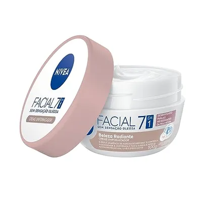 NIVEA Hidratante Facial Beleza Radiante 7 em 1 100g - 7 benefícios em 1 potinho: reduz marcas