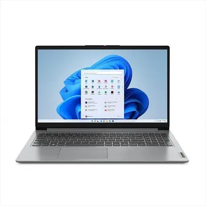 Notebook Lenovo IdeaPad 1i - Windows 11 HOME, Intel Core Core i5 de 12ª Geração, 8GB RAM ''Expansível 24GB'', SSD 512GB, Placa de Vídeo Intel Iris Xe