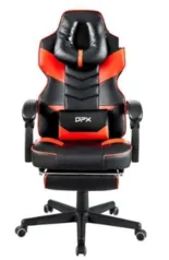 [AME R$ 450] Cadeira Gamer Reclinável e Giratória com Apoio Retrátil para Pés GT13 - DPX