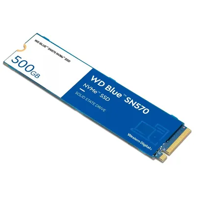 SSD WD Blue SN570, 500GB, M.2 2280, NVMe, Leituras 3.500Mbp/s, Gravação 2.300Mbp/s, Azul - WDS500G3B