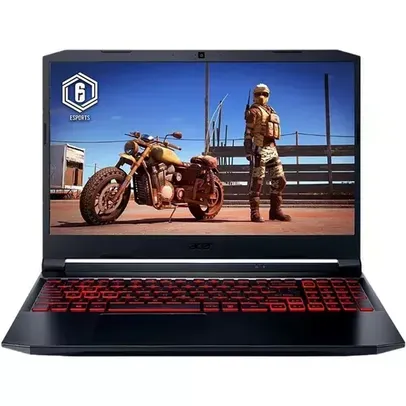 Notebook Gamer Acer Nitro 5 Intel Core i5-11400H 8GB (GTX 1650) 512GB SSD W11 15,6" Preto AN515-57-59AT