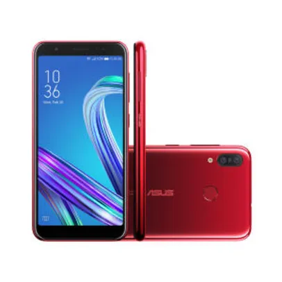 Smartphone Asus Zenfone Max M3 64GB Red | R$ 799