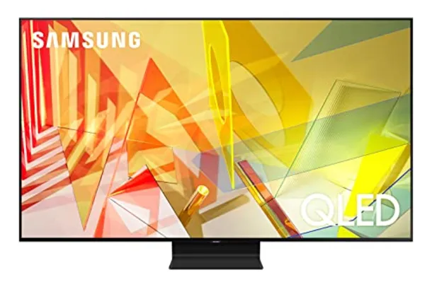 Samsung Q90T - Smart TV QLED 55, 4K, UHD, 120Hz, Alexa built in, Processador com IA, Tela sem limites