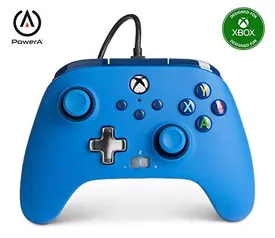 Controle para Xbox PowerA com fio, Xbox Series X|S, Xbox One - Xbox Series X, azul