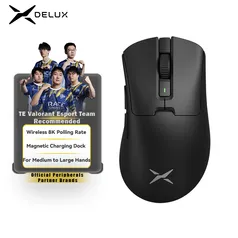 Delux M900pro Mouse sem fio 8000Hz