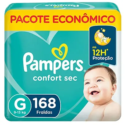 [REC] Fraldas Pampers Confort Sec G 168 Unidades, Pampers