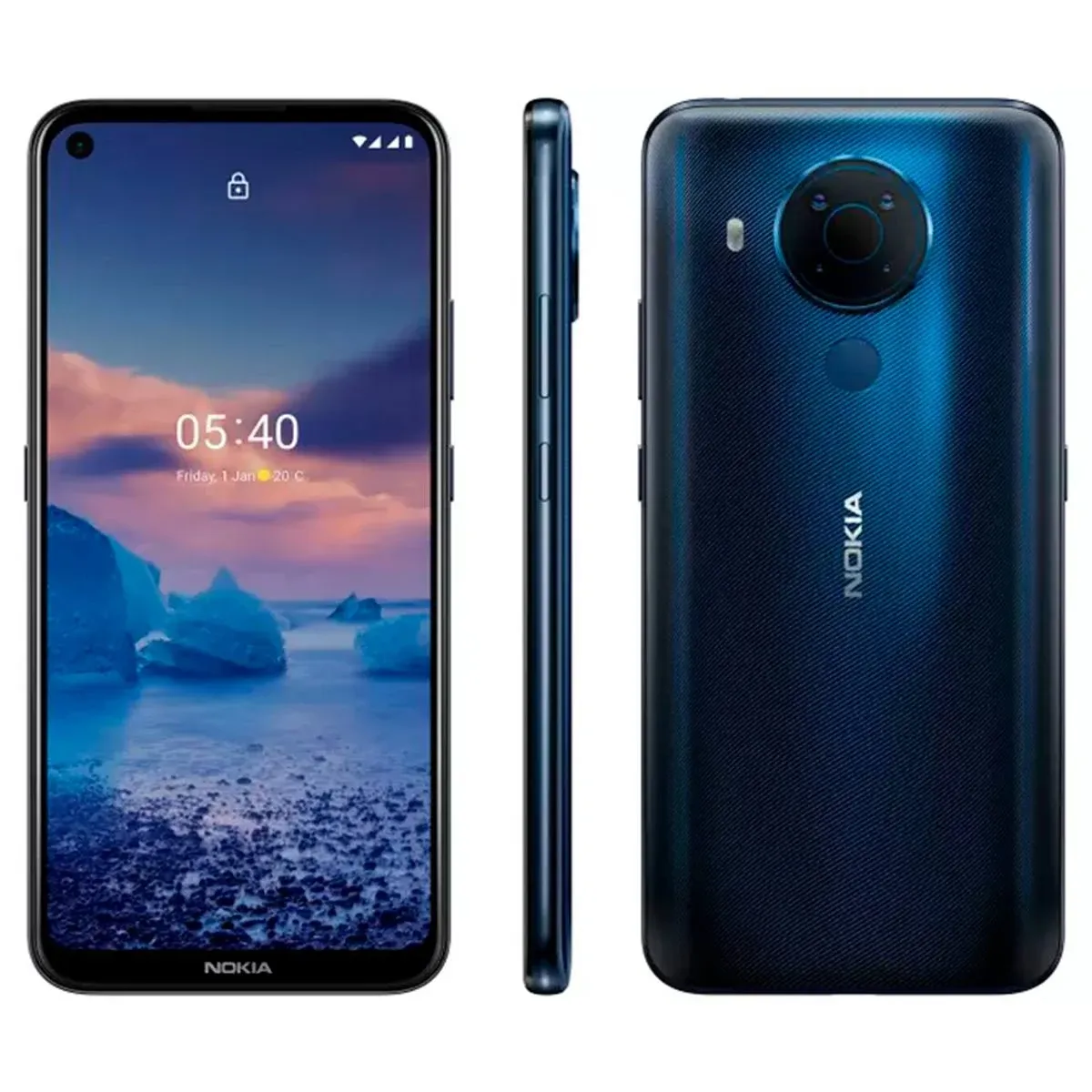 Product image Smartphone Nokia 5.4 128GB Azul 4G 4GB Ram - Octa-Core Tela 6,39" Câm. Quádrupla + Selfie 16MP