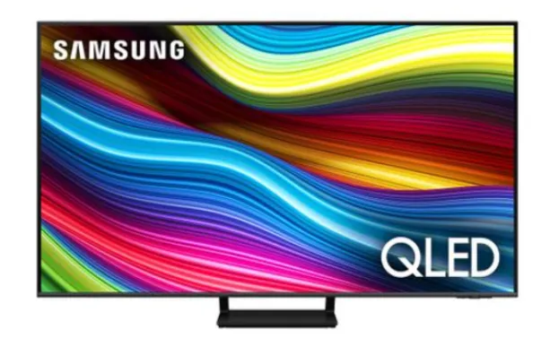 Smart TV Samsung QLED 4K 55" Polegadas 55Q70C com WiFi, Bluetooth, Controle Remoto e Design Slim