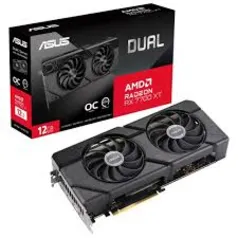 Placa de Vídeo Asus Dual AMD Radeon RX 7700XT OC, 12GB