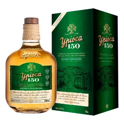 [50% 2ª unid. | Regional] Cachaça Ypióca 150 Anos 700ml