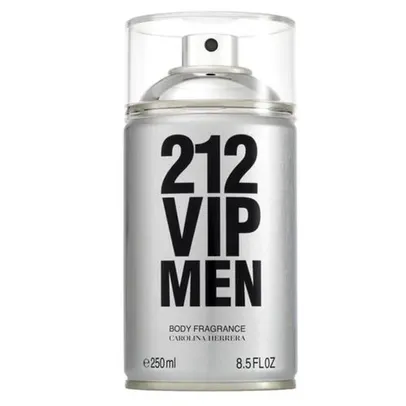 [R$105 AME] Carolina Herrera 212 VIP Men Masculino Body Spray 250ml