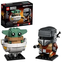 75317 LEGO® BrickHeadz™ Star Wars™ O Mandaloriano e A Criança, Kit de Construção (295 peças)