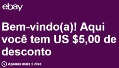 [Ebay] $5 dólares de desconto acima de $6 em compras - Valido para compras antigas