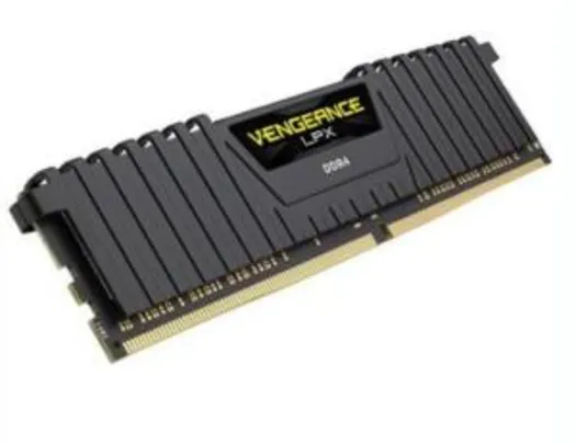 Memória Corsair Vengeance LPX 16GB 2400Mhz DDR4 CL14 Black - CMK16GX4M1A2400C14
