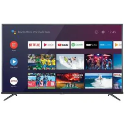 Smart TV LED 55" Android TV TCL 55P8M 4K UHD HDR | R$2.159
