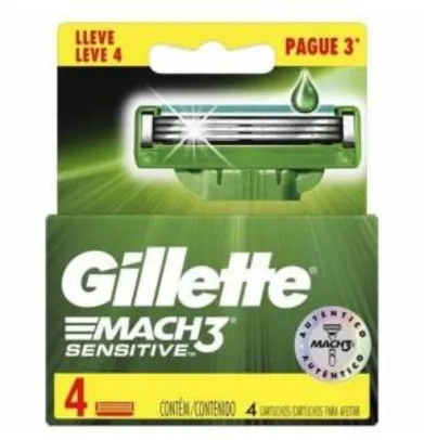 Carga Gillette mach3 | R$ 20