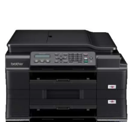 [Saraiva] Multifuncional Brother InkBenefit Mfcj200 Wi-Fi, Impressora, Copiadora, Scanner e Fax - R$449