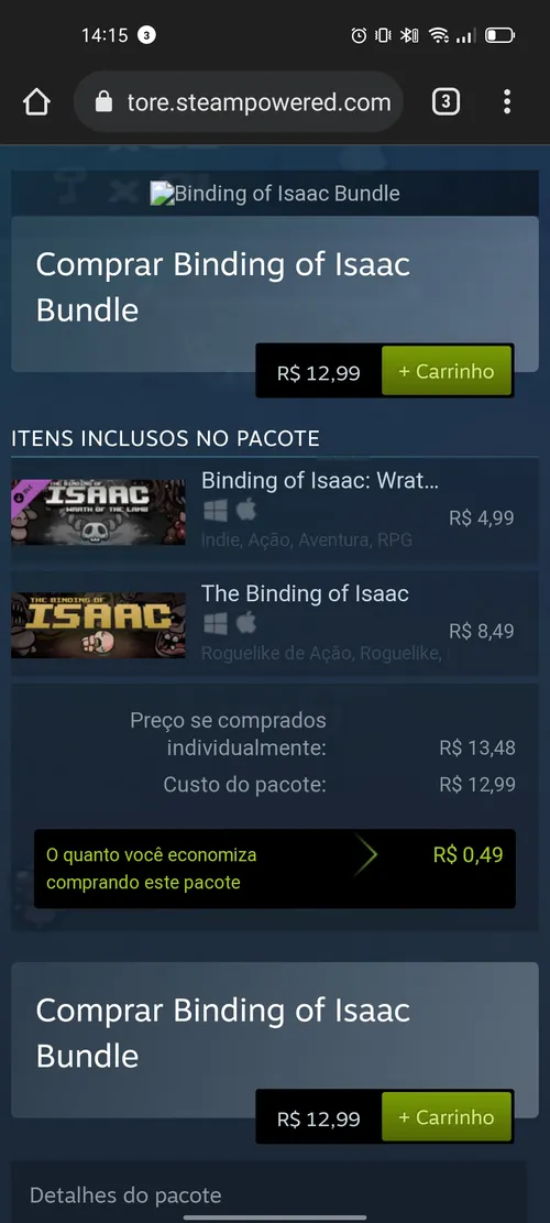 Imagen na descrição da promoção