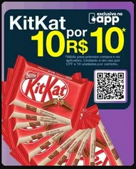 [APP] [10 UN] KIT KAT 