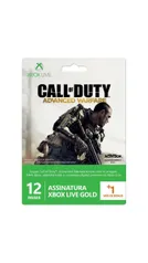 Xbox Live Card 12 Meses + 1 Mês - Edição Call Of Duty: Advance Warfare