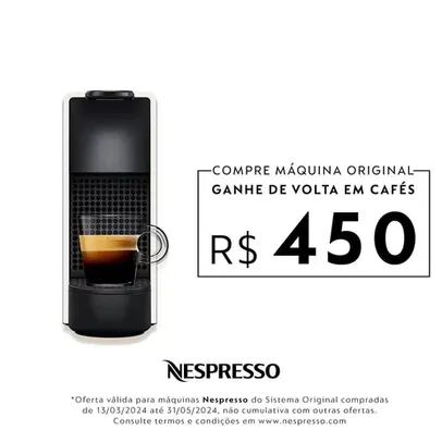 Cafeteira Nespresso Essenza Mini Branca