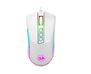 Mouse Gamer Redragon Cobra, RGB, 7 Botões, 10000DPI, Lunar White - M711W