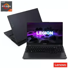 Notebook Gamer Lenovo Legion 5, Ryzen™ 7, NVIDIA RTX 3050, 16GB, 512GB SSD, Windows 11, Tela de 15.6"