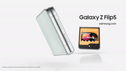 [ESTUDANTE] Galaxy Z Flip5 5G Creme 256GB