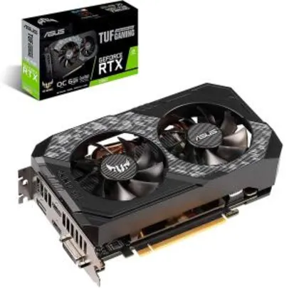 Placa de Vídeo Asus TUF NVIDIA GeForce RTX 2060 6GB, GDDR6 - TUF-RTX2060-O6G-GAMING