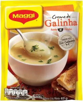 Maggi, Creme Galinha, Sachê, 63g - R$5,57