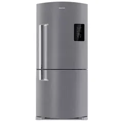 Geladeira Brastemp Frost Free Inverse 588 litros cor Inox com Smart Bar