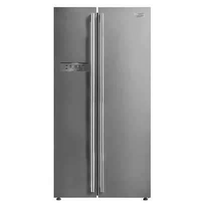 Outlet Geladeira Frost Free Side by Side 528L cor Inox Midea