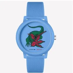 Relógio Lacoste x Netflix Masculino Borracha Azul 